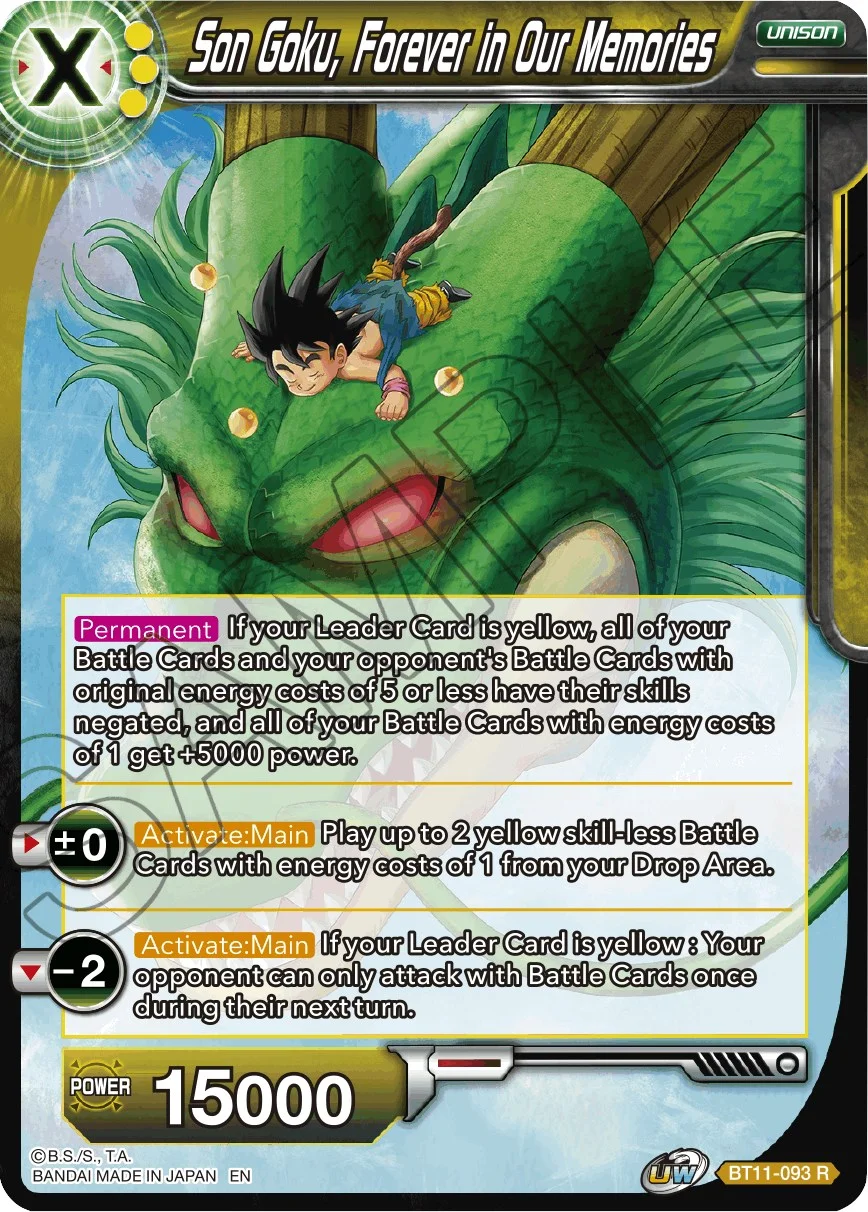Son Goku, Forever in Our Memories 「BT11-093」「EN」
