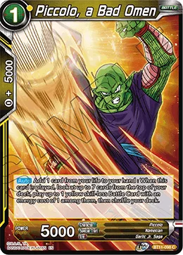 Piccolo, a Bad Omen 「BT11-098」「EN」