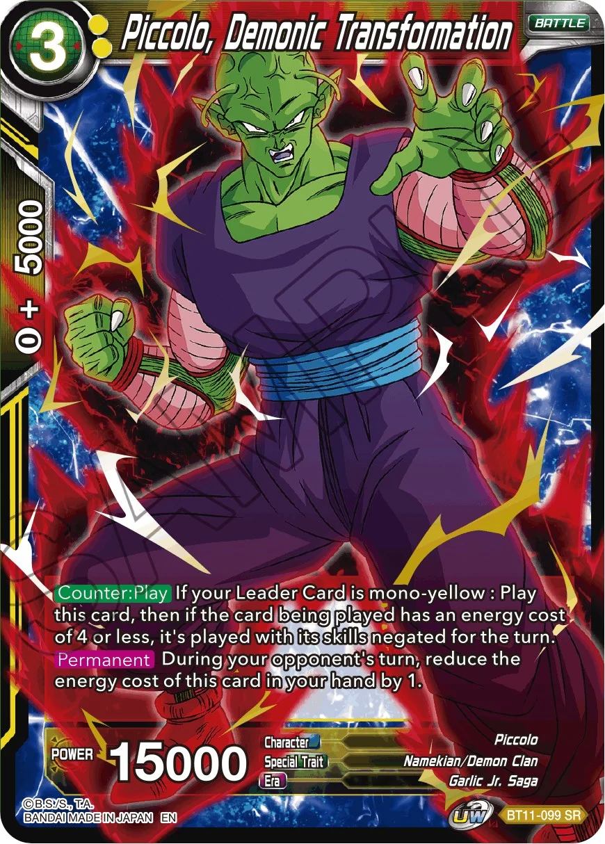 Piccolo, Demonic Transformation 「BT11-099」「EN」