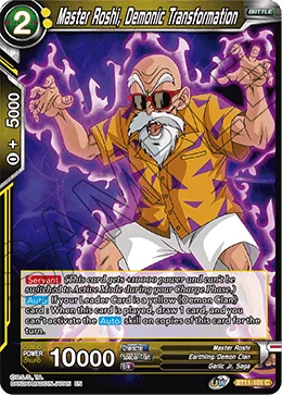 Master Roshi, Demonic Transformation 「BT11-101」「EN」