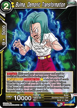 Bulma, Demonic Transformation 「BT11-102」「EN」