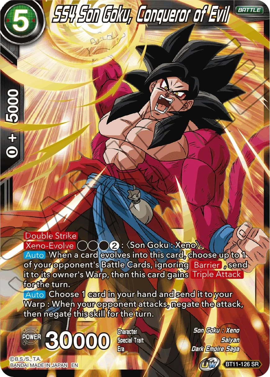 SS4 Son Goku, Conqueror of Evil 「BT11-126」「EN」