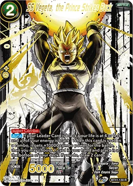 SS Vegeta, the Prince Strikes Back 「BT11-130_PR」「EN」