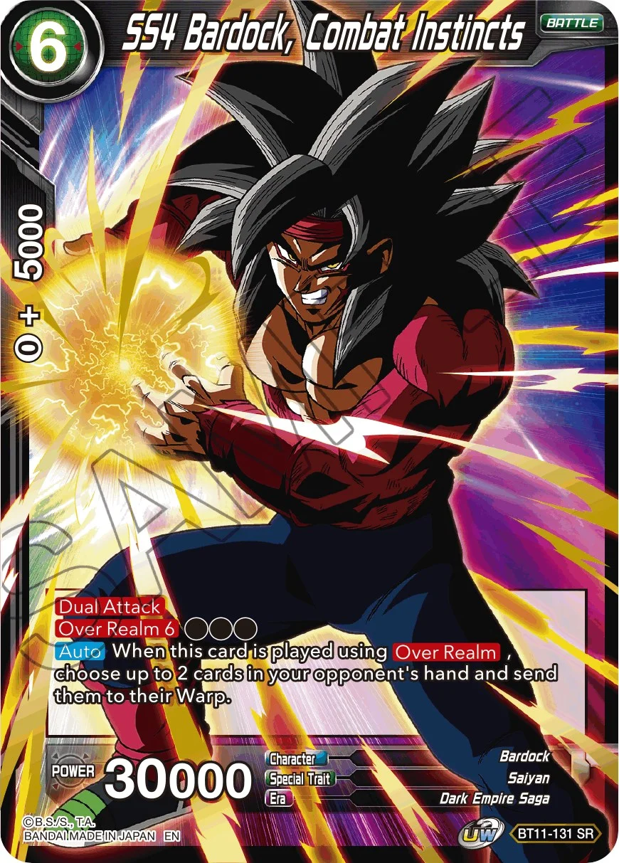 SS4 Bardock, Combat Instincts 「BT11-131」「EN」