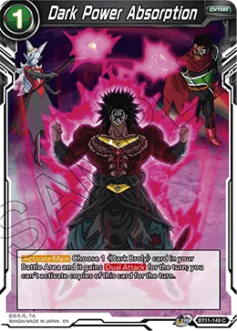 Dark Power Absorption 「BT11-149」「EN」