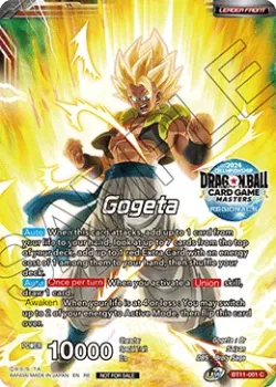 Gogeta #BT11-001_PR · Dragon Ball Super CCG