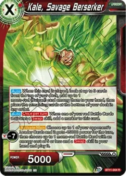 Kale, Savage Berserker #BT11-004 · Dragon Ball Super CCG