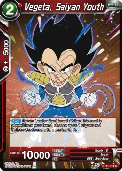 Vegeta, Saiyan Youth #BT11-011 · Dragon Ball Super CCG