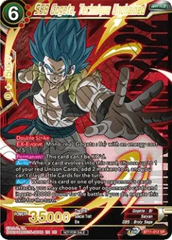 SSB Gogeta, Technique Unchained #BT11-012_SPR02 · Dragon Ball Super CCG