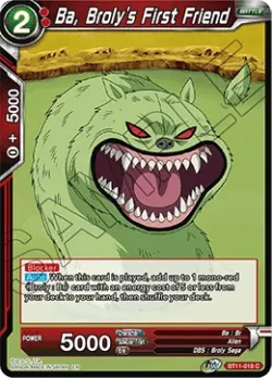Ba, Broly's First Friend #BT11-019 · Dragon Ball Super CCG