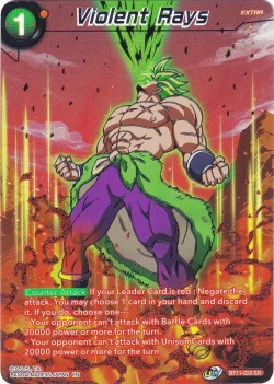 Violent Rays #BT11-030 · Dragon Ball Super CCG