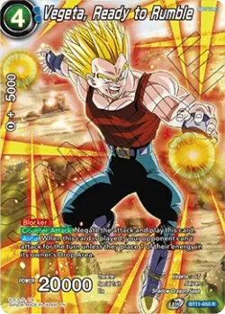 Vegeta, Ready to Rumble #BT11-053_PR · Dragon Ball Super CCG