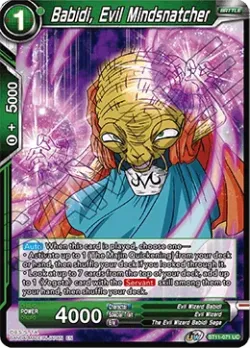 Babidi, Evil Mindsnatcher #BT11-071 · Dragon Ball Super CCG