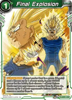 Final Explosion #BT11-089 · Dragon Ball Super CCG