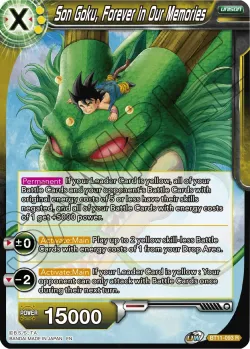 Son Goku, Forever in Our Memories #BT11-093 · Dragon Ball Super CCG