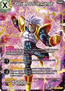 Baby, Resolute Avenger #BT11-094 · Dragon Ball Super CCG