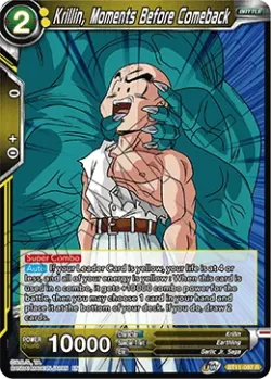Krillin, Moments Before Comeback #BT11-097 · Dragon Ball Super CCG