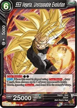 SS3 Vegeta, Unstoppable Evolution 「BT11-129」「EN」