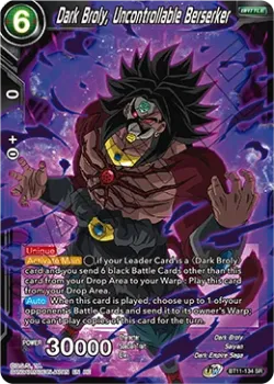 Dark Broly, Uncontrollable Berserker 「BT11-134_PR」「EN」