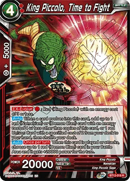 King Piccolo, Time to Fight 「BT12-018」「EN」