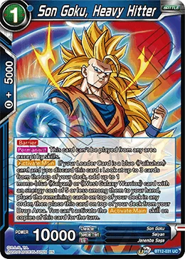 Son Goku, Heavy Hitter 「BT12-031」「EN」