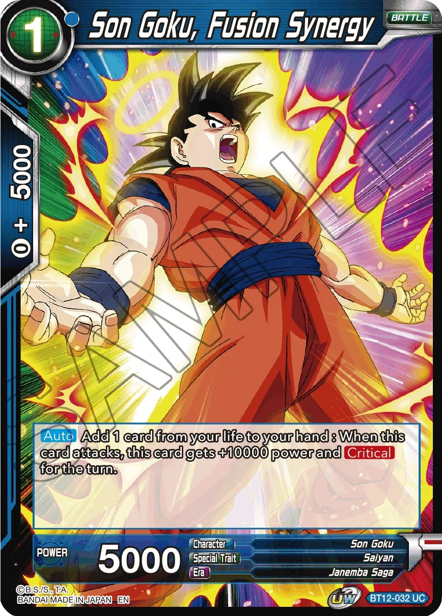 Son Goku, Fusion Synergy 「BT12-032」「EN」