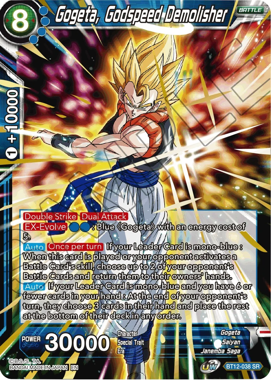 Gogeta, Godspeed Demolisher 「BT12-038」「EN」