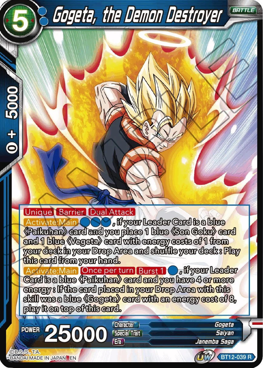 Gogeta, the Demon Destroyer 「BT12-039」「EN」