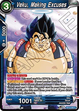 Veku, Making Excuses 「BT12-040」「EN」