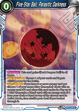 Five-Star Ball, Parasitic Darkness 「BT12-052」「EN」