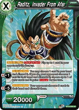 Raditz, Invader From Afar 「BT12-058」「EN」