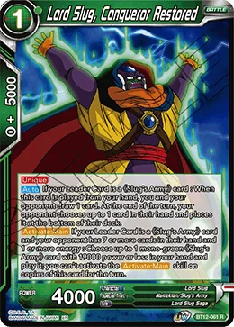 Lord Slug, Conqueror Restored 「BT12-061」「EN」