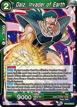 Daiz, Invader of Earth 「BT12-072」「EN」