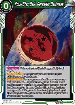 Four-Star Ball, Parasitic Darkness 「BT12-080」「EN」