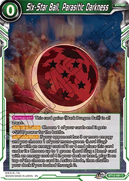 Six-Star Ball, Parasitic Darkness 「BT12-081」「EN」