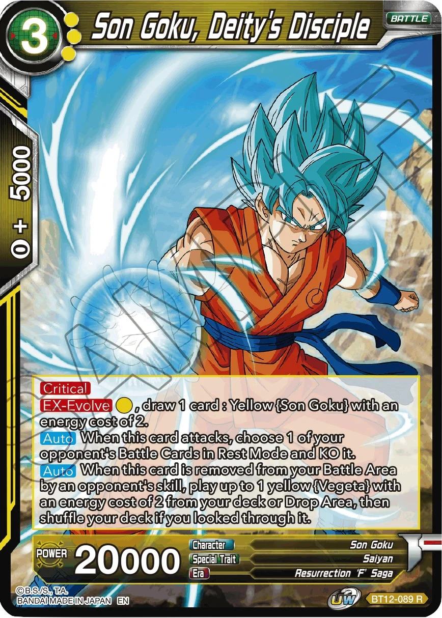 Son Goku, Deity's Disciple 「BT12-089」「EN」