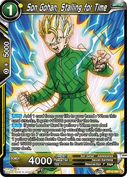 Son Gohan, Stalling for Time 「BT12-091」「EN」