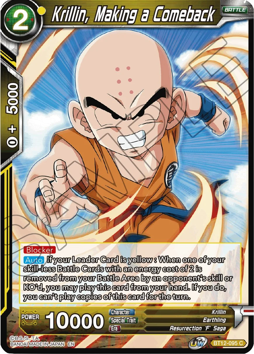 Krillin, Making a Comeback 「BT12-095」「EN」