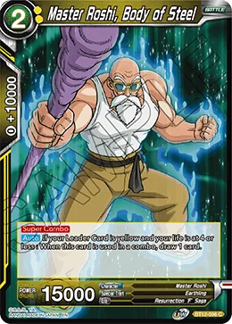 Master Roshi, Body of Steel 「BT12-096」「EN」