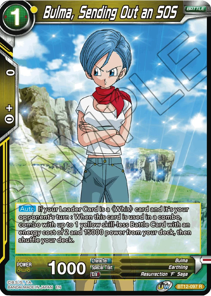 Bulma, Sending Out an SOS 「BT12-097」「EN」