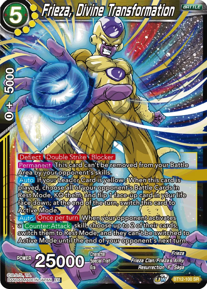 Frieza, Divine Transformation 「BT12-100」「EN」