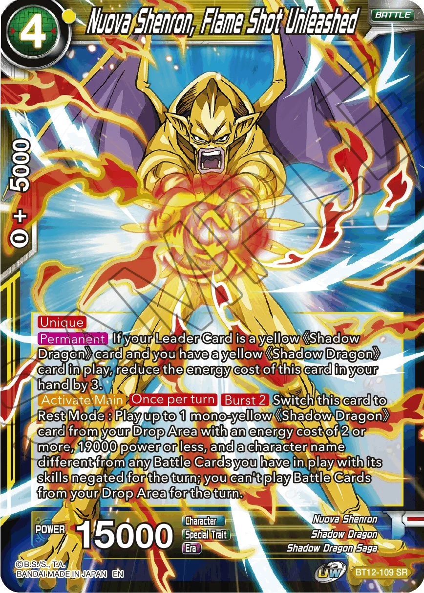 Nuova Shenron, Flame Shot Unleashed 「BT12-109」「EN」