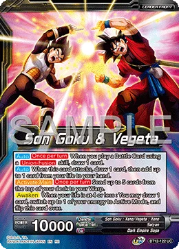 Son Goku & Vegeta 「BT12-122_PR」「EN」