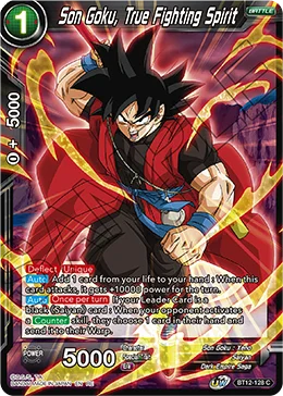Son Goku, True Fighting Spirit 「BT12-128_PR」「EN」
