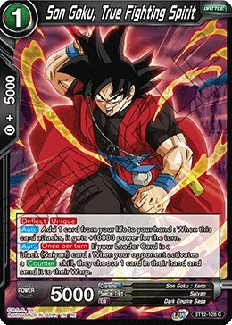 Son Goku, True Fighting Spirit 「BT12-128_PR02」「EN」