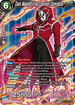 Dark Masked King, Devilish Dominator 「BT12-140」「EN」