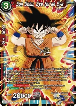 Son Goku, Eye for an Eye #BT12-005 · Dragon Ball Super CCG