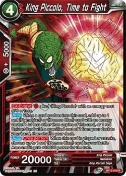 King Piccolo, Time to Fight #BT12-018 · Dragon Ball Super CCG