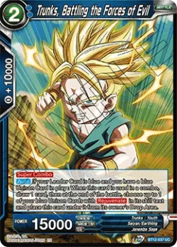 Trunks, Battling the Forces of Evil #BT12-037 · Dragon Ball Super CCG