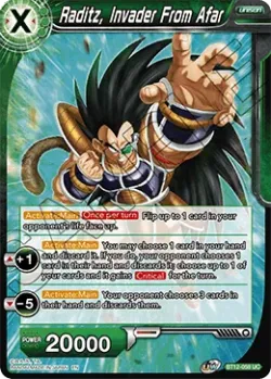 Raditz, Invader From Afar #BT12-058 · Dragon Ball Super CCG